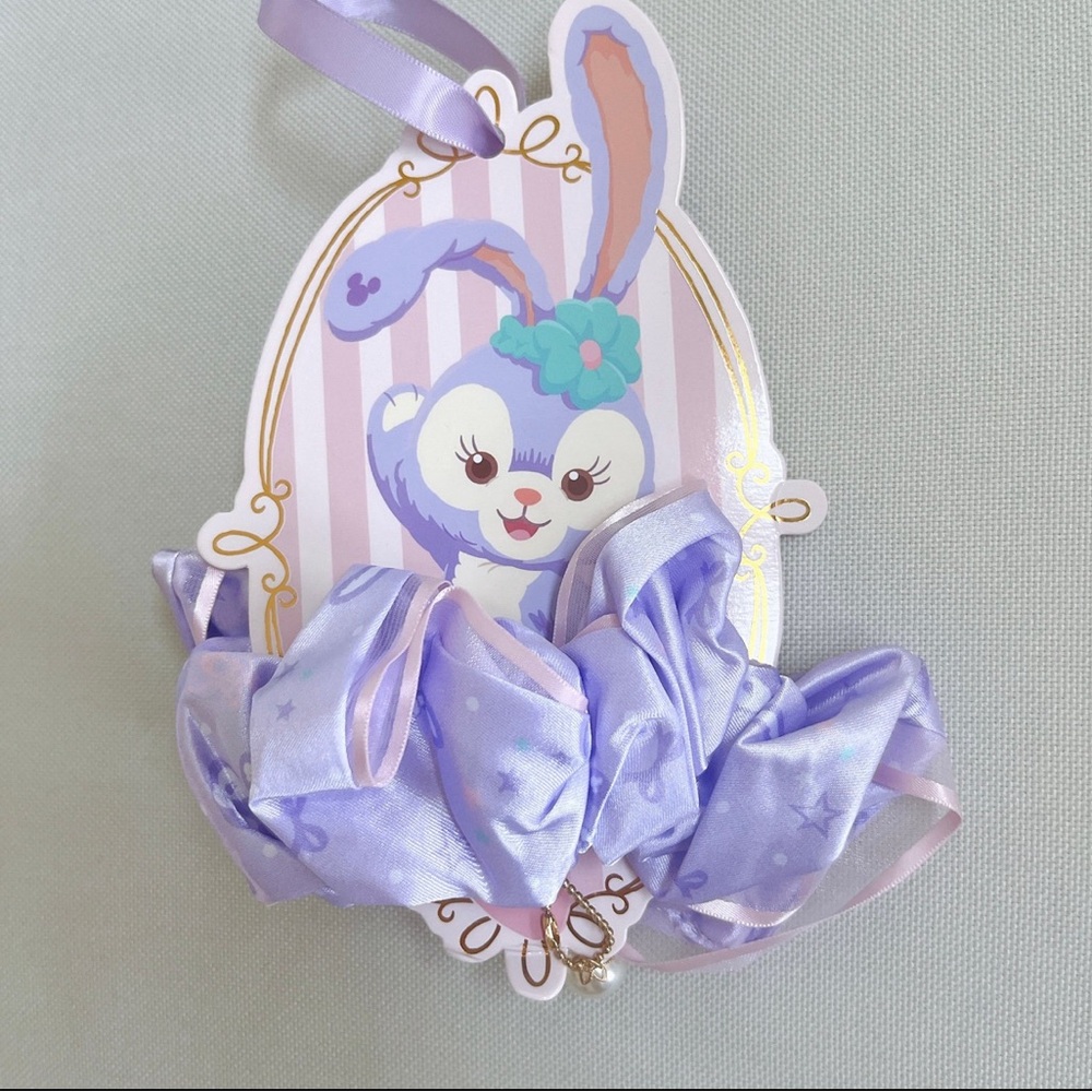 New Shanghai Disney Resort Stella Lou StellaLou kawaii hair scrunchie - Lavender